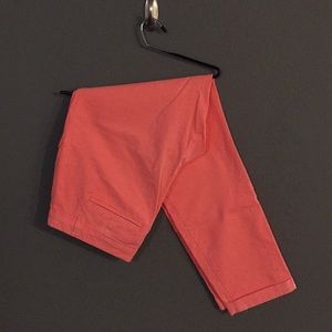 Highlighter pink chinos